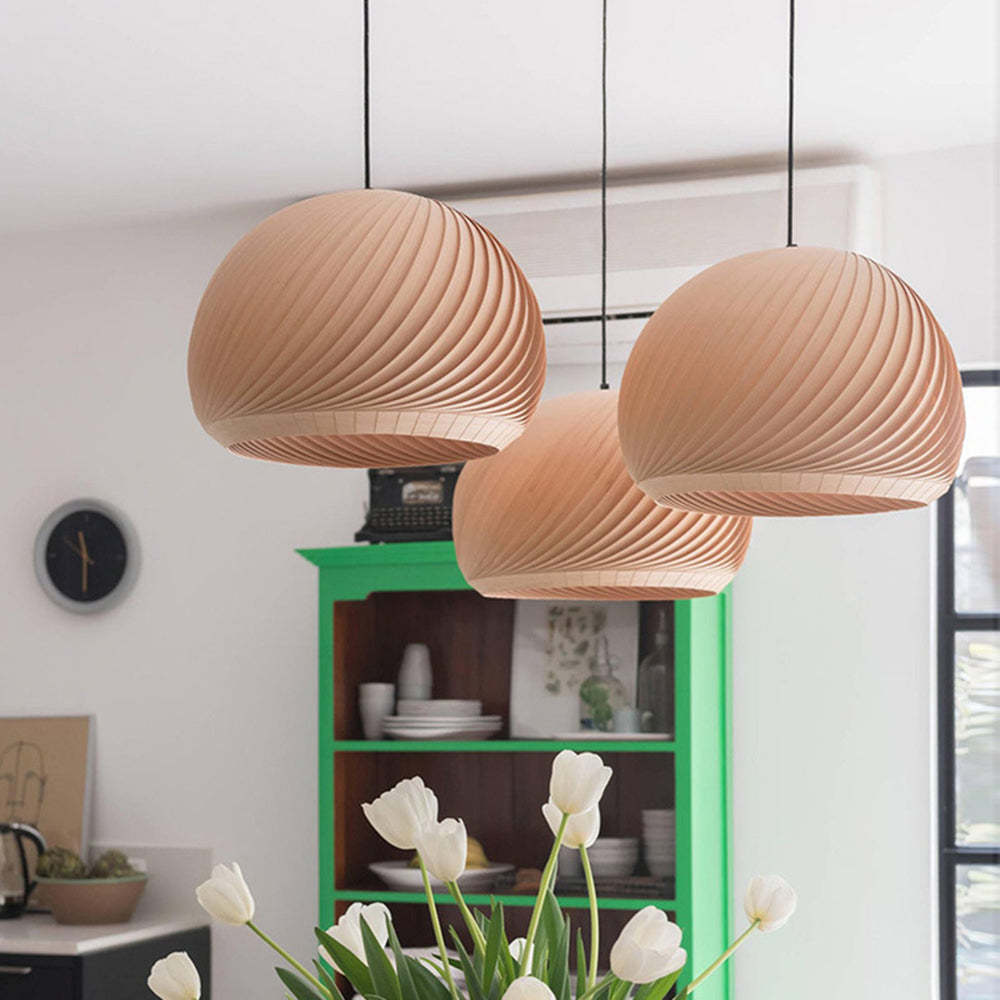 Farmhouse Wood Pendant Lights, Ozawa Style