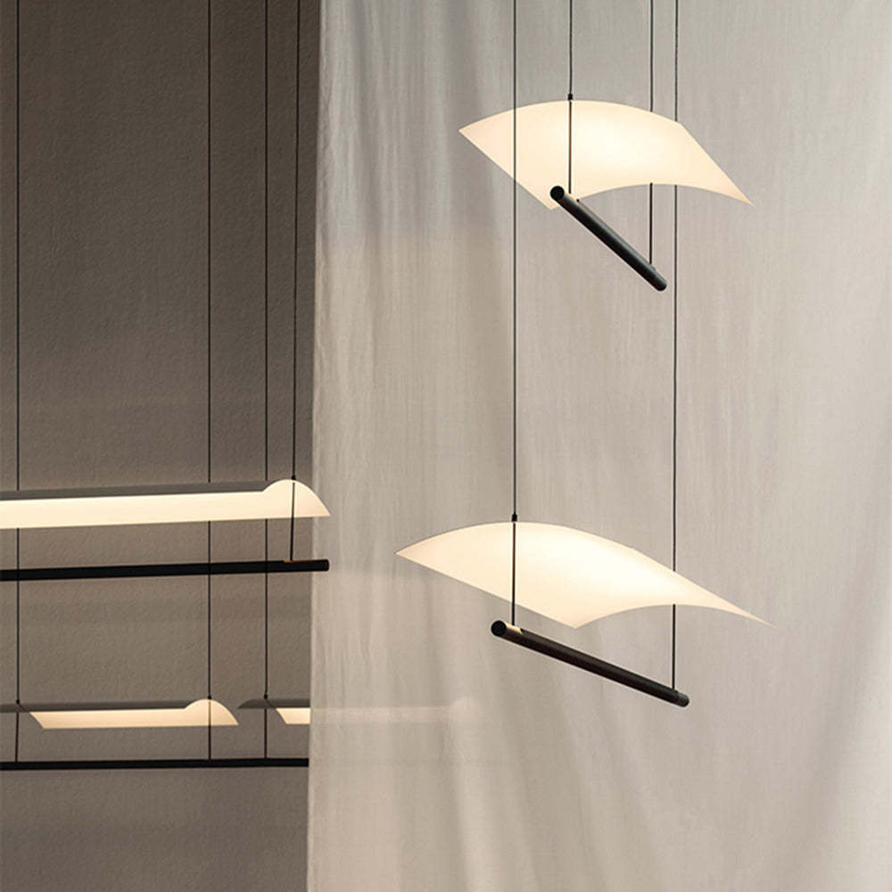 Modern Edge Pendant Light, Minimalist Design