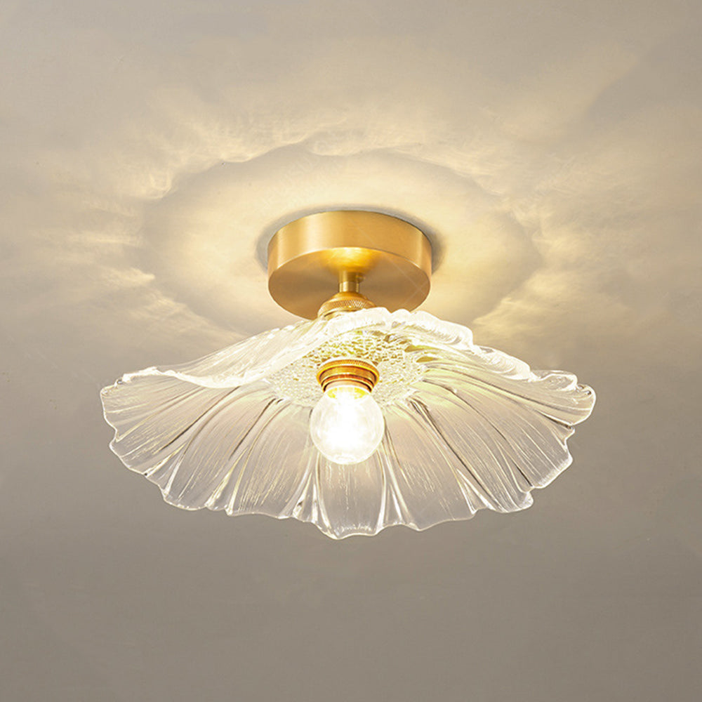 Carins Flower Glass Ceiling Light Fixture