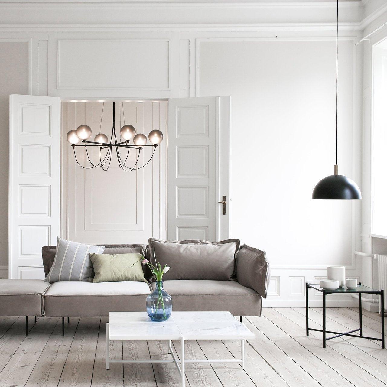 Valentina Chandelier in Modern Living Room