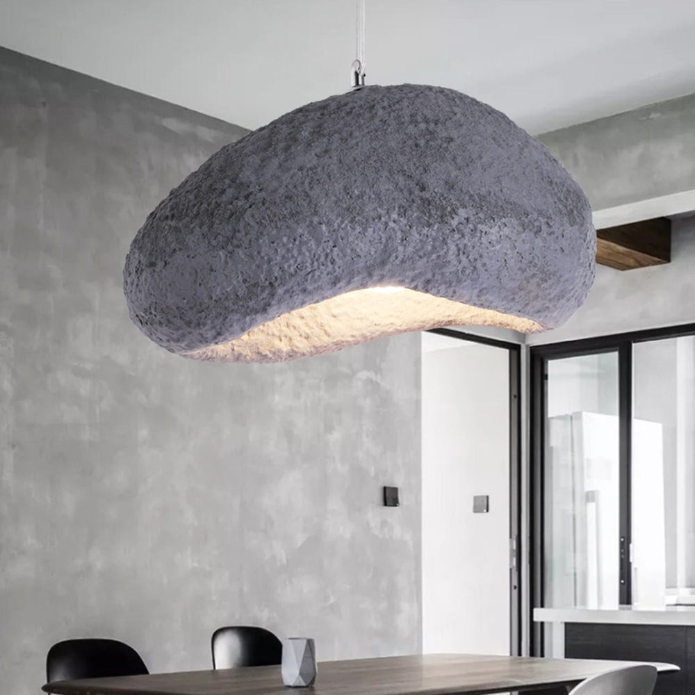Gray Byers Resin Pendant Light over dining table