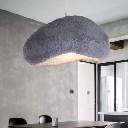 Gray Byers Resin Pendant Light over dining table