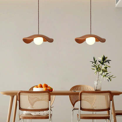 Byers Nordic pendant lights in dining room setting