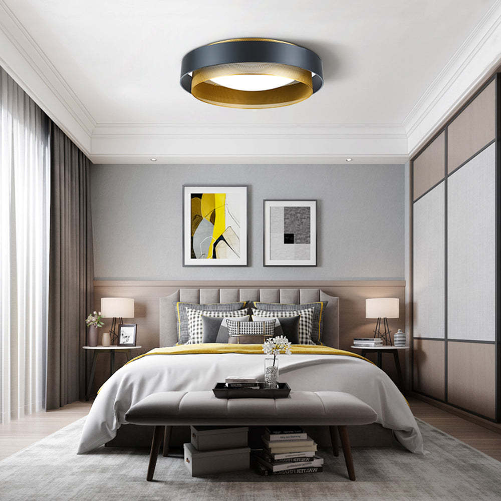 Modern Quinn Ceiling Light in a Bedroom
