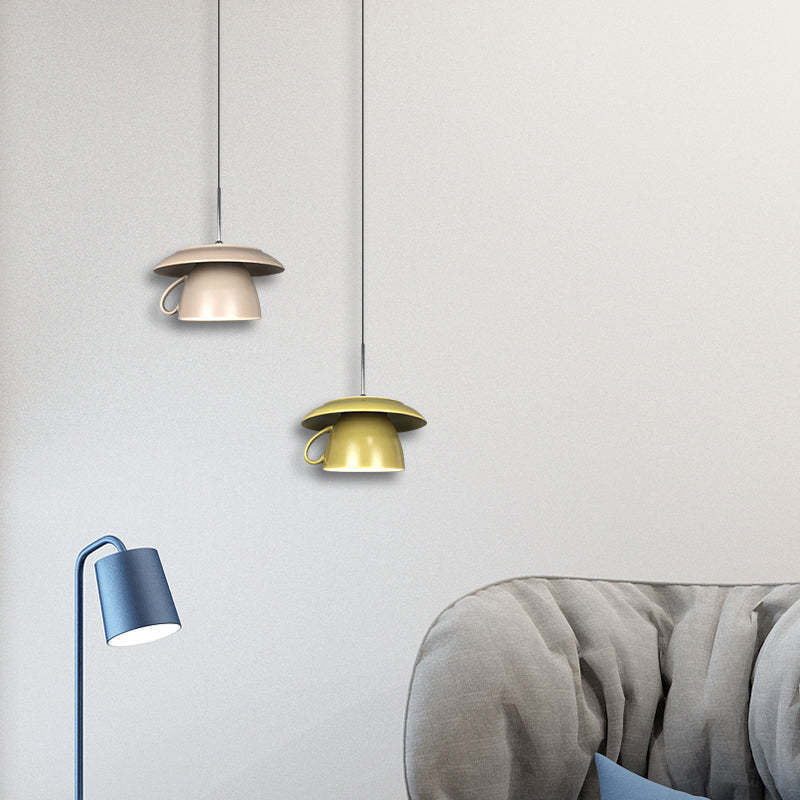 Hailie Pop Art Cup Pendant Lights - Modern Bedroom Lighting