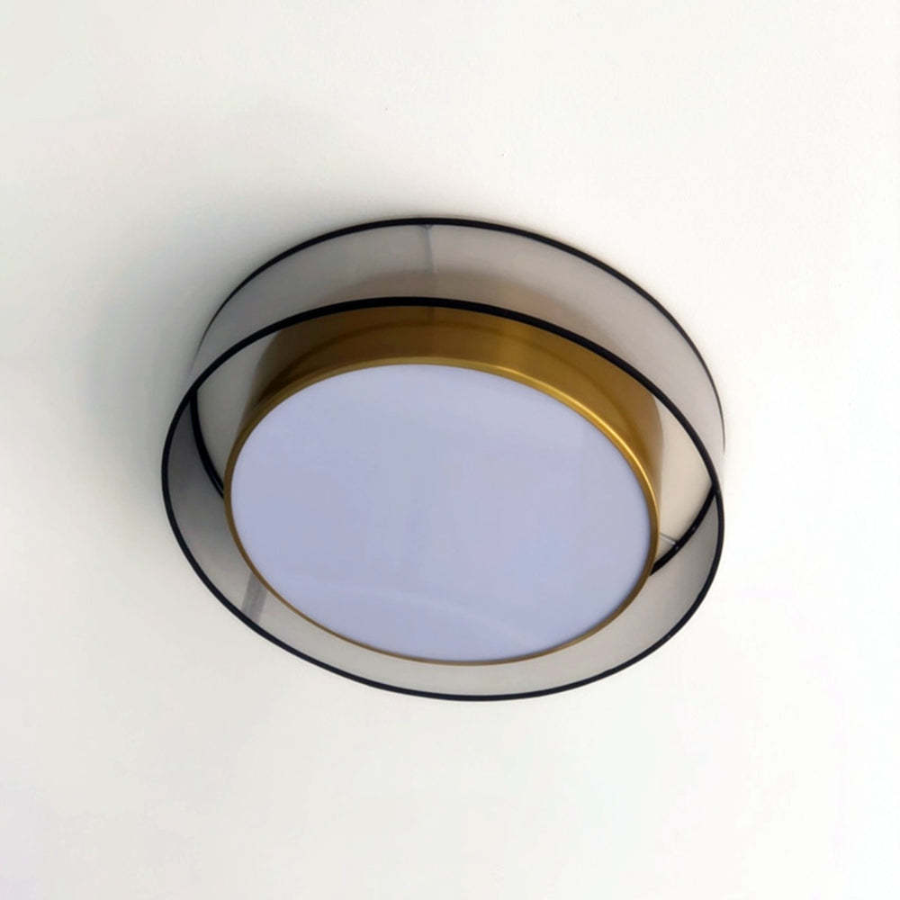 Quinn Nordic Modern LED Ceiling Light, gold finish