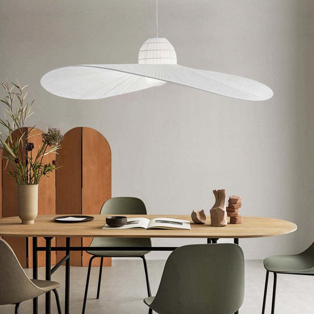 Renée White Pendant Light over Dining Table