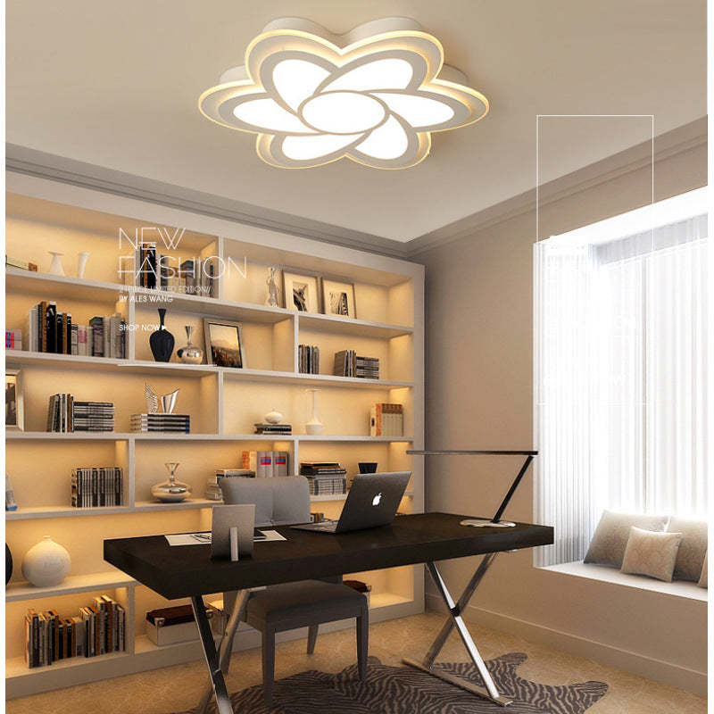Hana Flower Ceiling Light in Modern Home Office