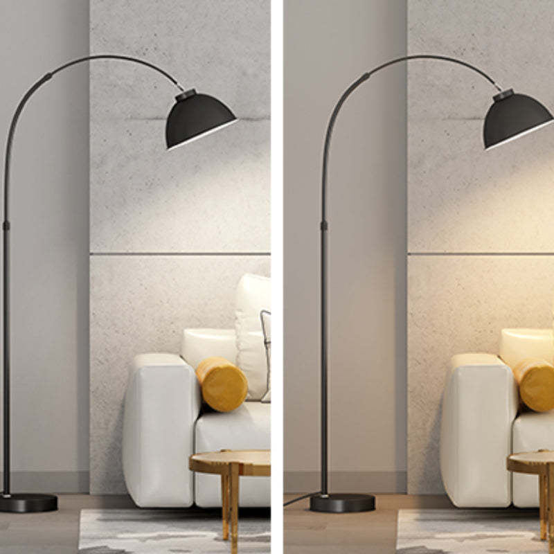 Black Morandi Arc Floor Lamp - Modern Home Lighting