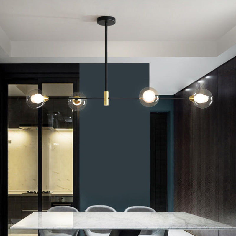 Valentina Nordic Bubble Pendant Light over a dining table