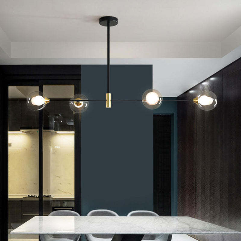 Valentina Nordic Bubble Pendant Light over a dining table