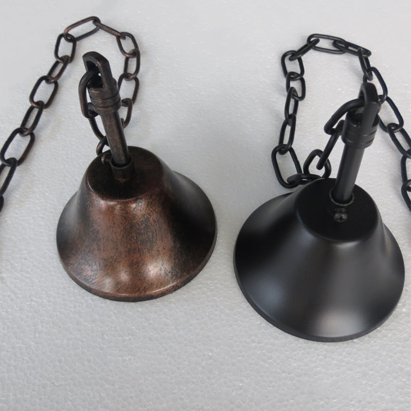 Alessio Industrial Pendant Light: Rust vs Black