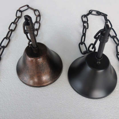 Alessio Industrial Pendant Light: Rust vs Black