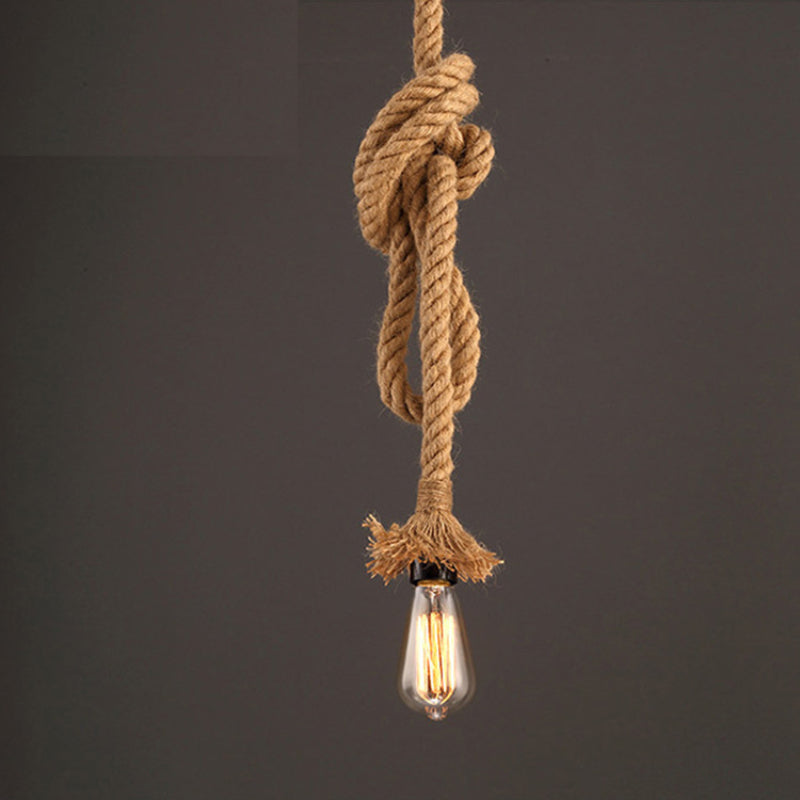 Alessio rope pendant light for cafe lighting