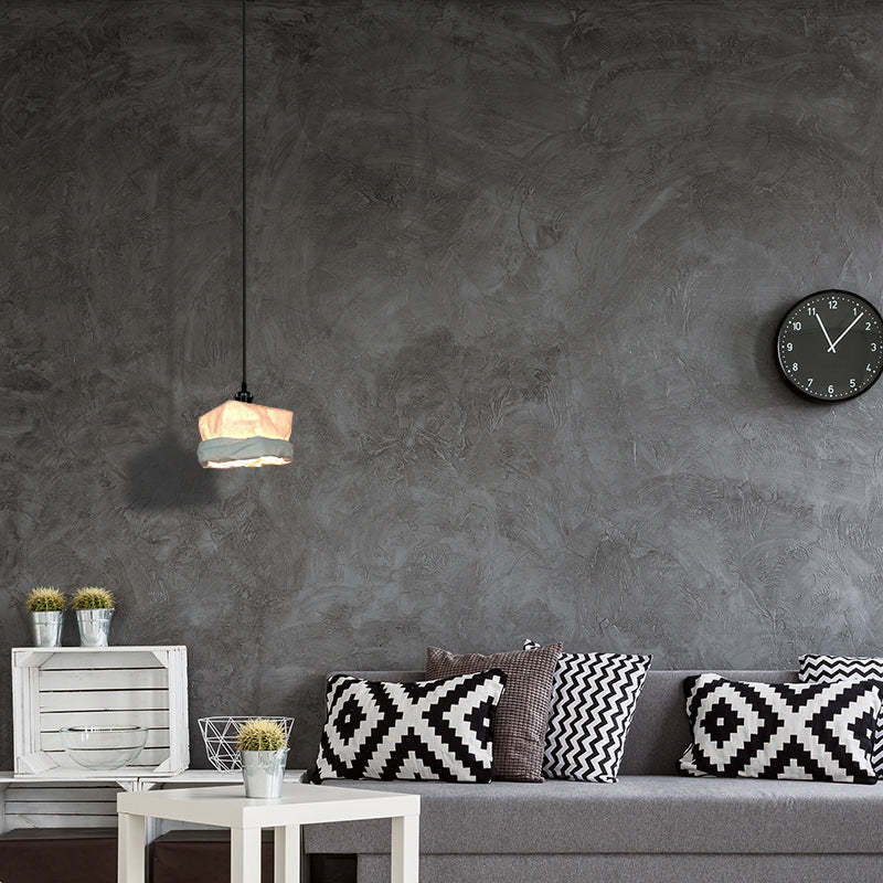 Hailie Vintage Cup Pendant Light in Modern Living Room