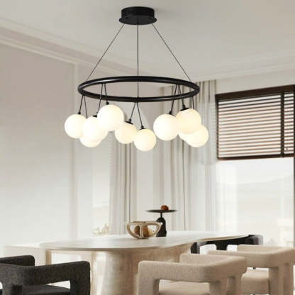 Valentina Nordic LED Chandelier in Dining Room