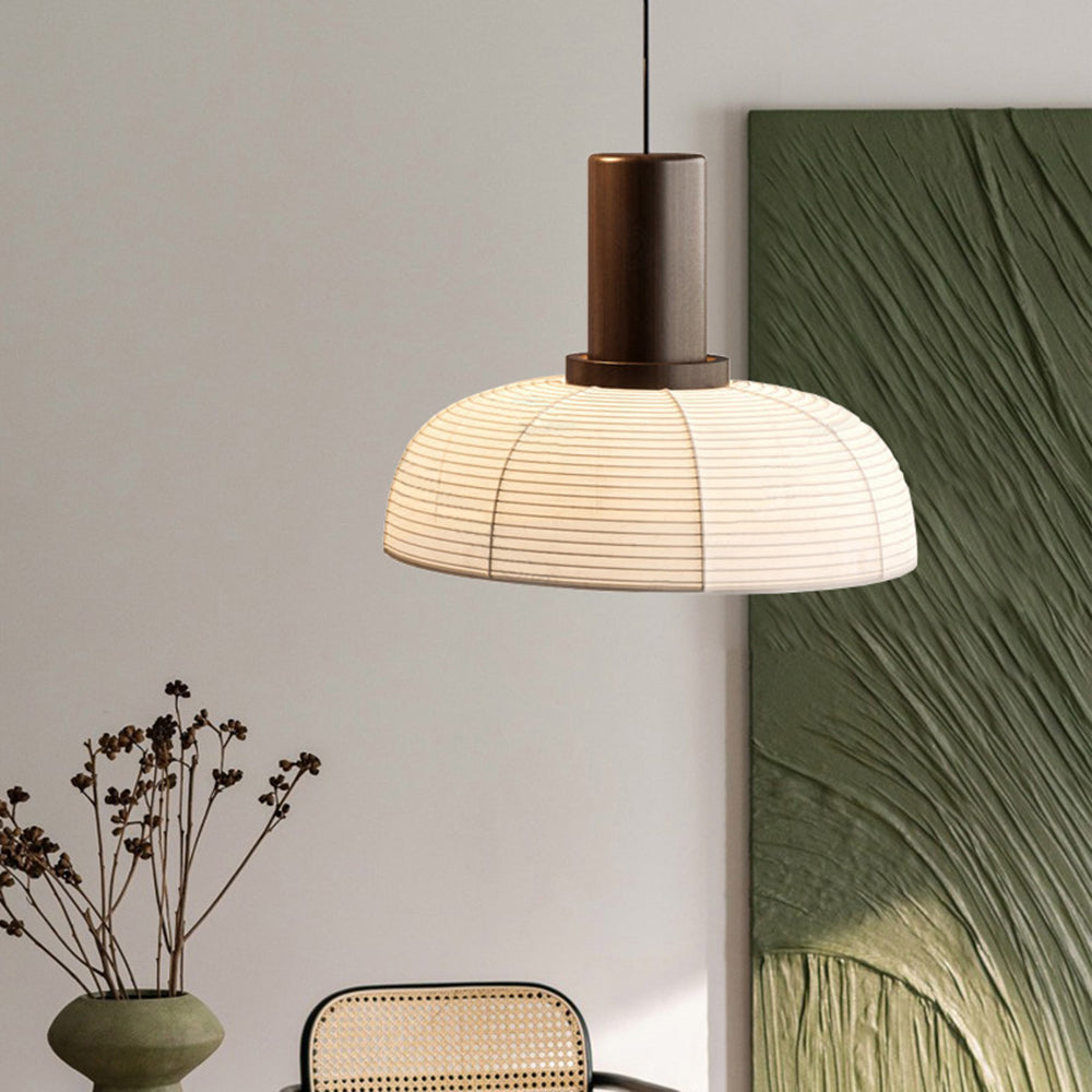 Retro fabric pendant light, interior lighting