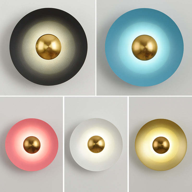 Morandi Plate LED Wall Lamp - Multiple Colors