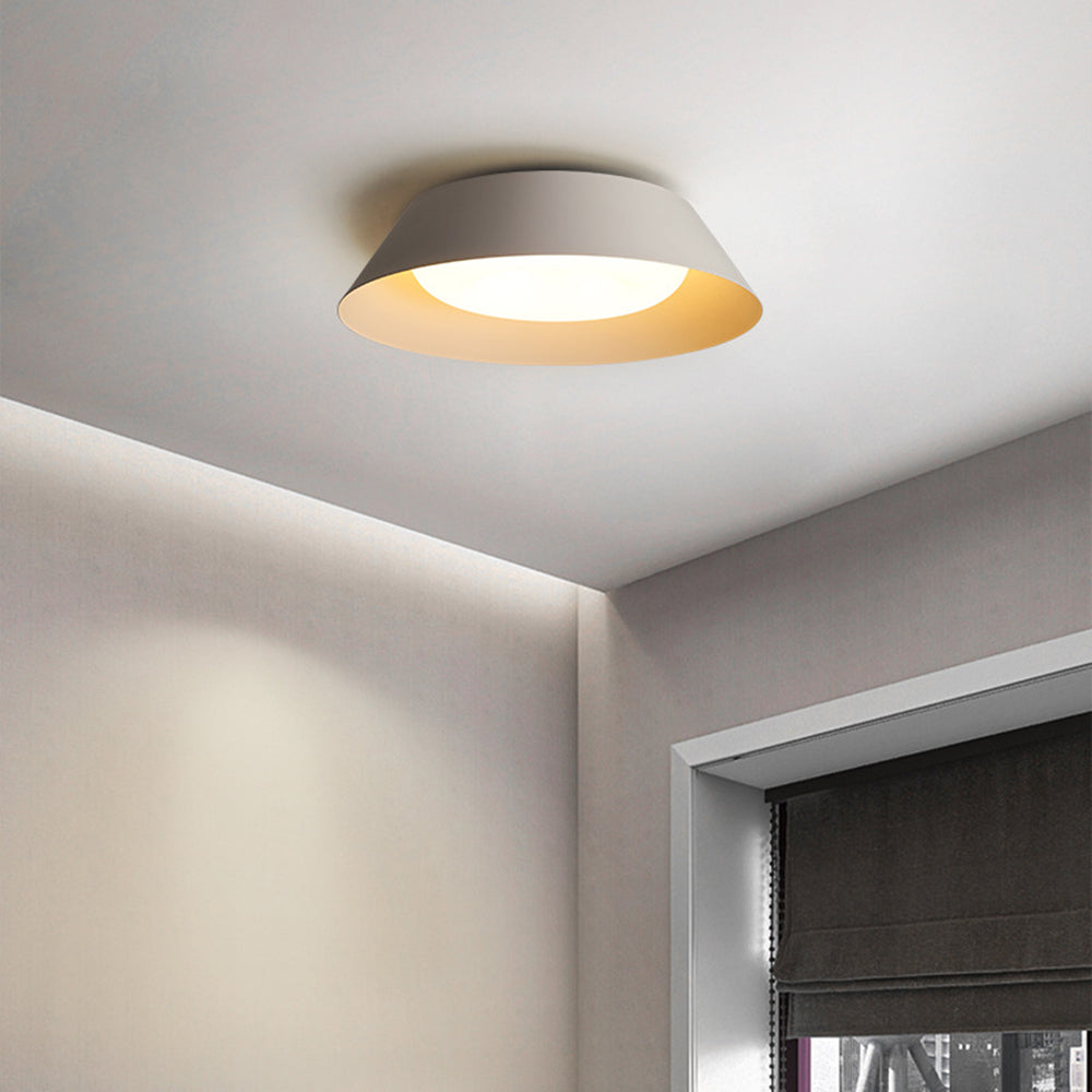 Quinn Nordic Bowl Metal Acrylic Flush Mount Ceiling Light