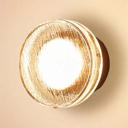 Valentina Outdoor Wall Lamp detail, frosted glass, Lassola