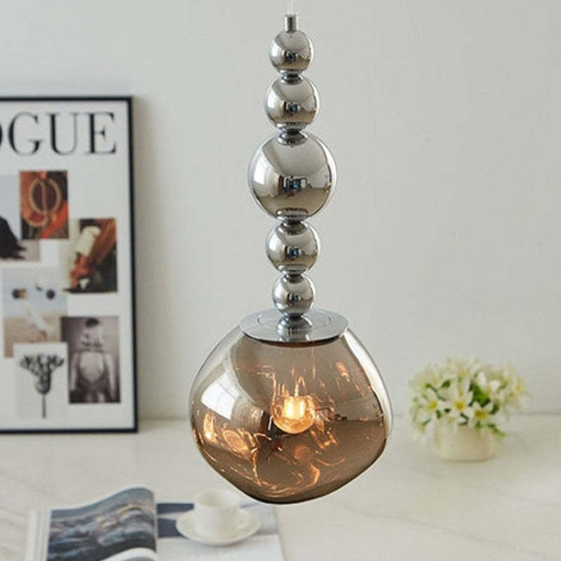 Hailie Retro Pendant Light in Chrome