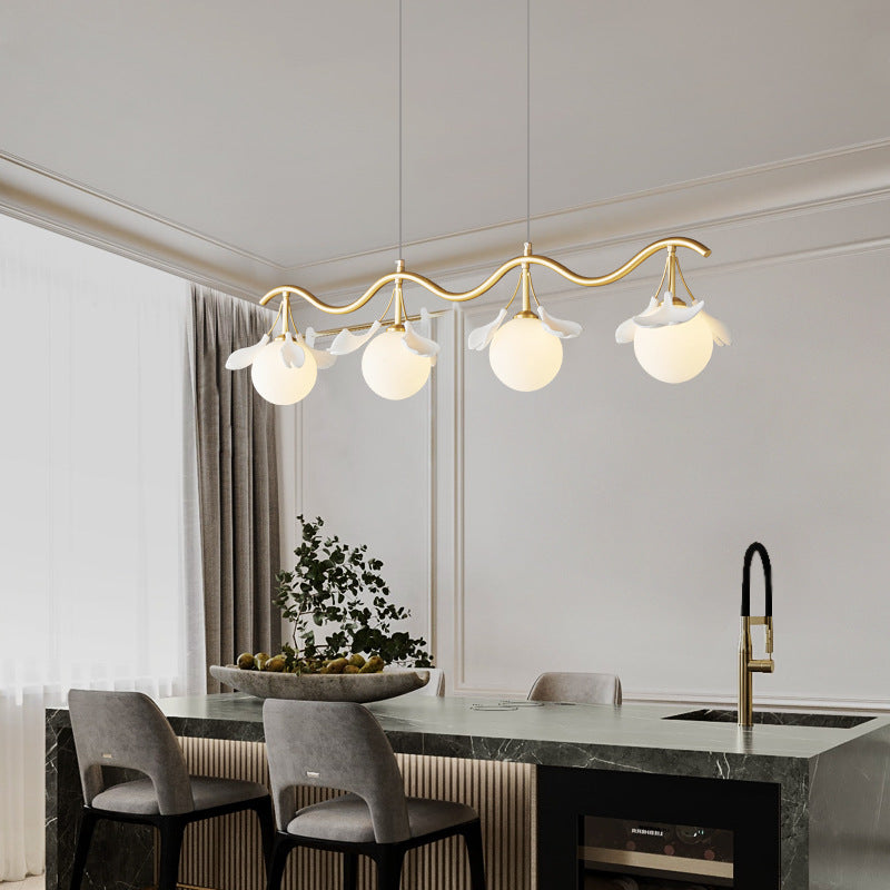 Olivia Chandelier over kitchen island