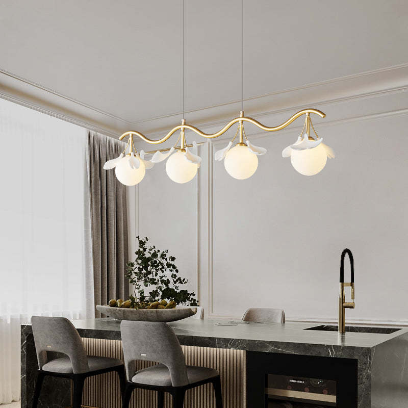 Olivia Chandelier over kitchen island