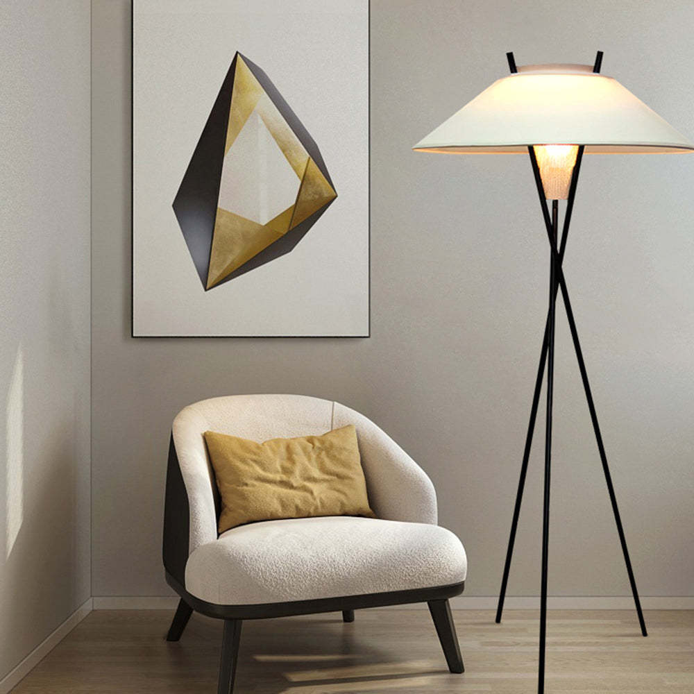 Carins Modern Floor Lamp in Living Room setting