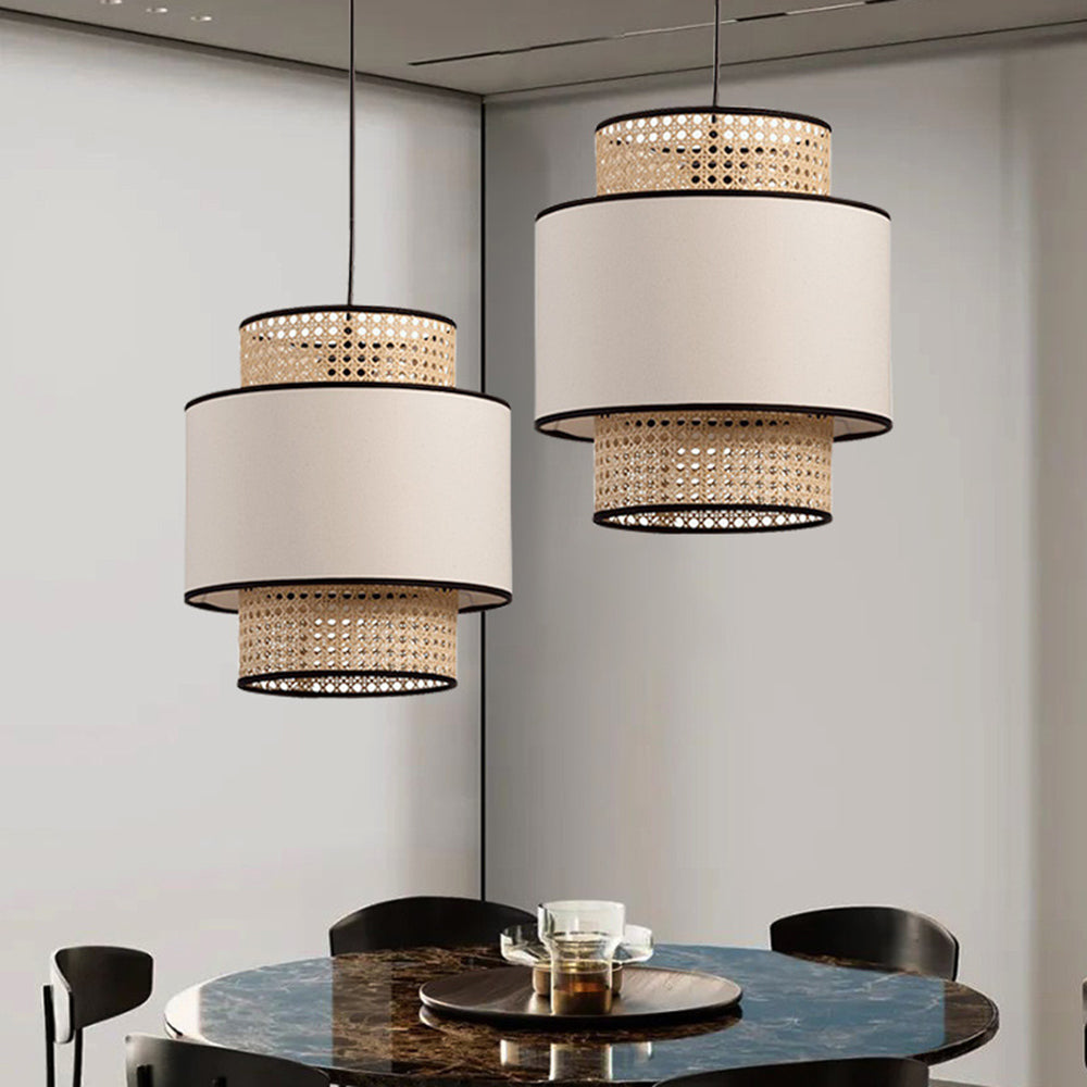 Ritta Retro Pendant Lights over dining table
