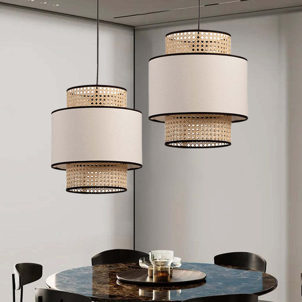 Ritta Retro Pendant Lights over dining table