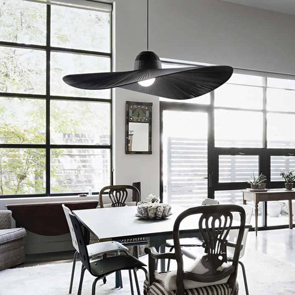 Renée Black Pendant Light over dining table