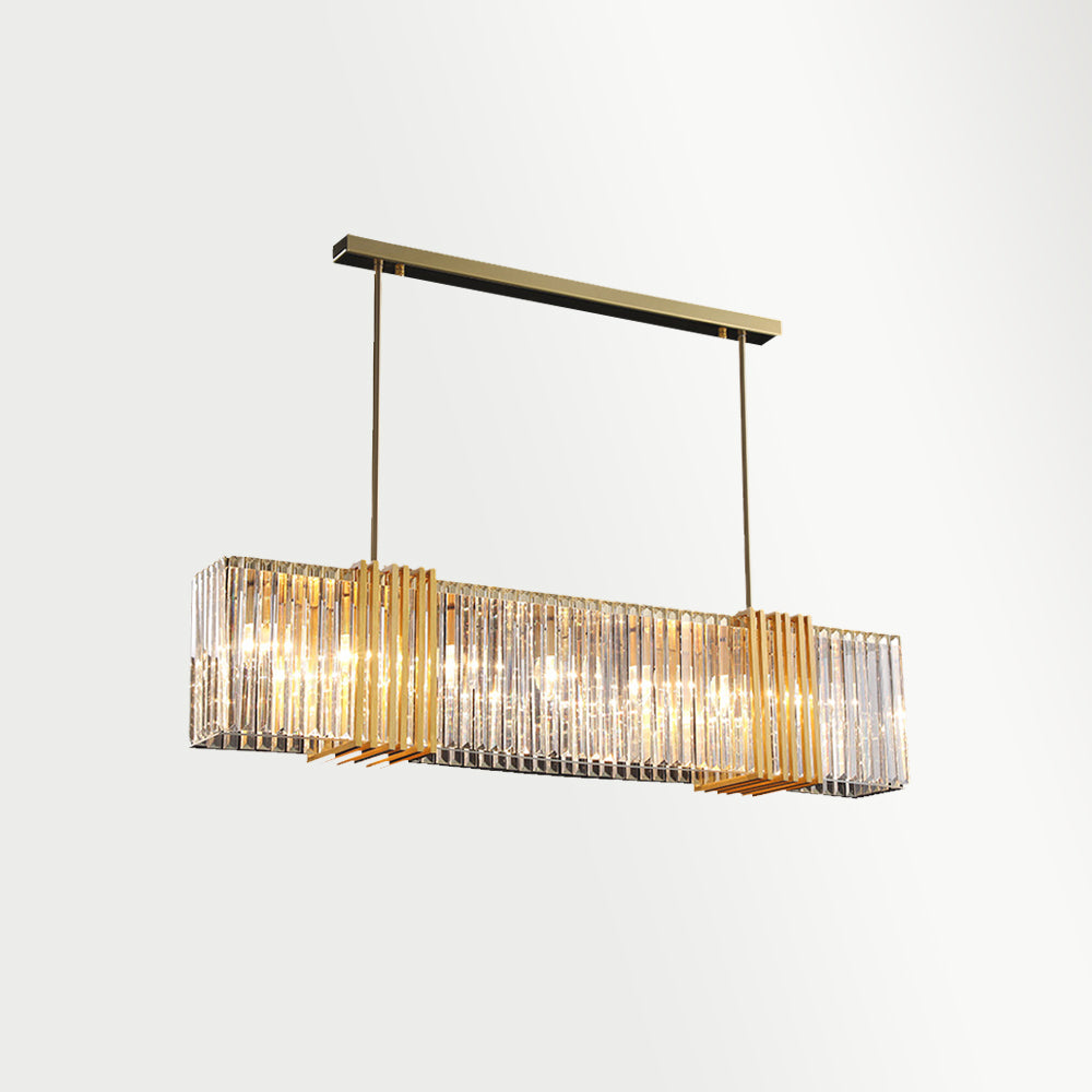 Kajetan Metal Pendant Light Luxury Rectangular Living Room