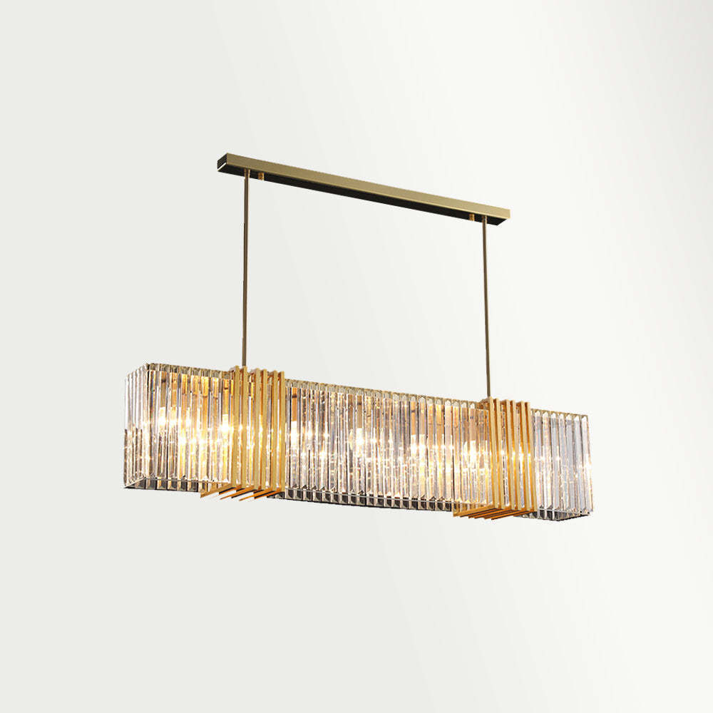 Kajetan Metal Pendant Light Luxury Rectangular Living Room