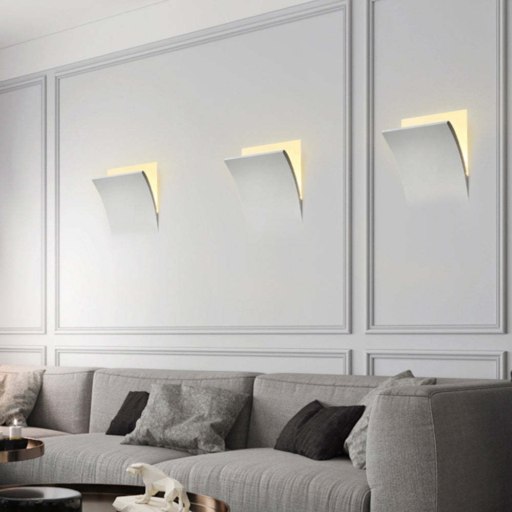 Elif Recessed LED Wall Lamps in modern living room