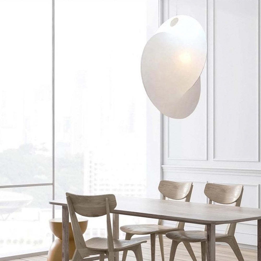 Renée pendant light over dining table