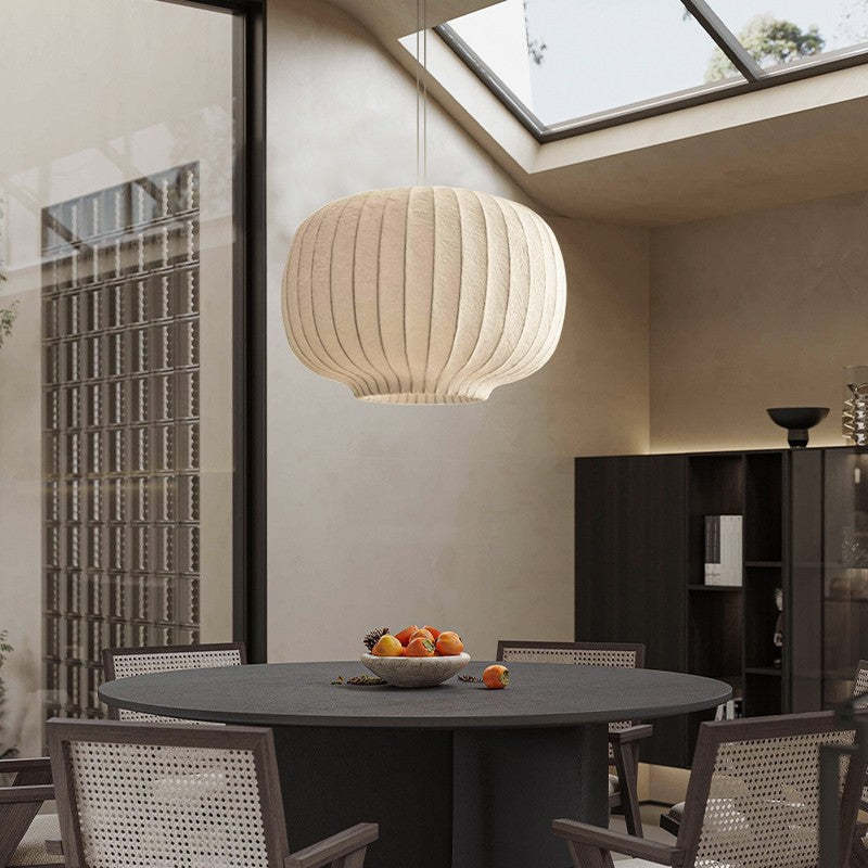 Renee Retro Lantern LED Pendant Light in dining room, Lassola lighting