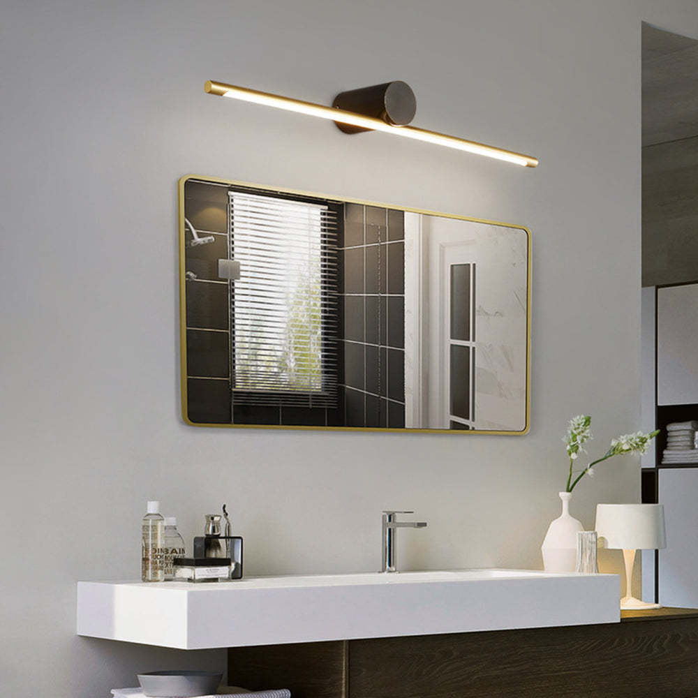 Leigh Wall Lamp above Bathroom Vanity with Mirror
