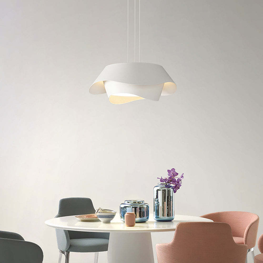 Bella Art Deco flower pendant light in modern dining space