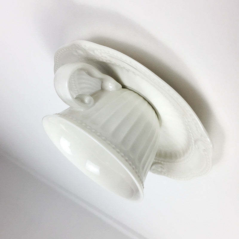 Cairns Ceramic Tea Cup Ceiling Light, White