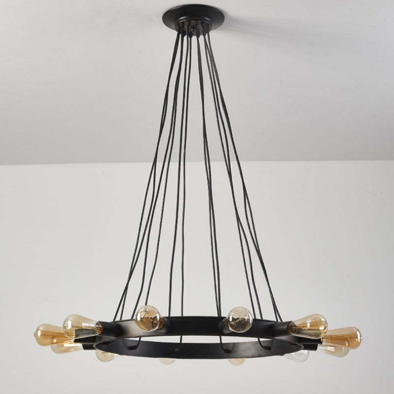 Alessio Vintage LED Chandelier, Las Sola Lighting