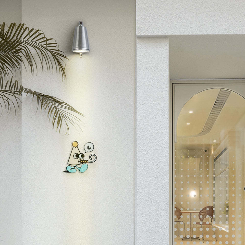Orr Industrial Metal Bell Wall Lamp - Balcony Lighting