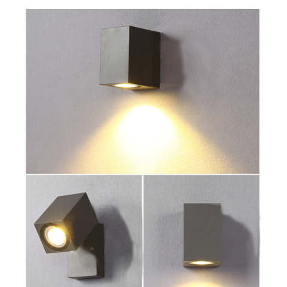 Orr Modern Spotlight Wall Lamp, Rotatable Outdoor Lighting