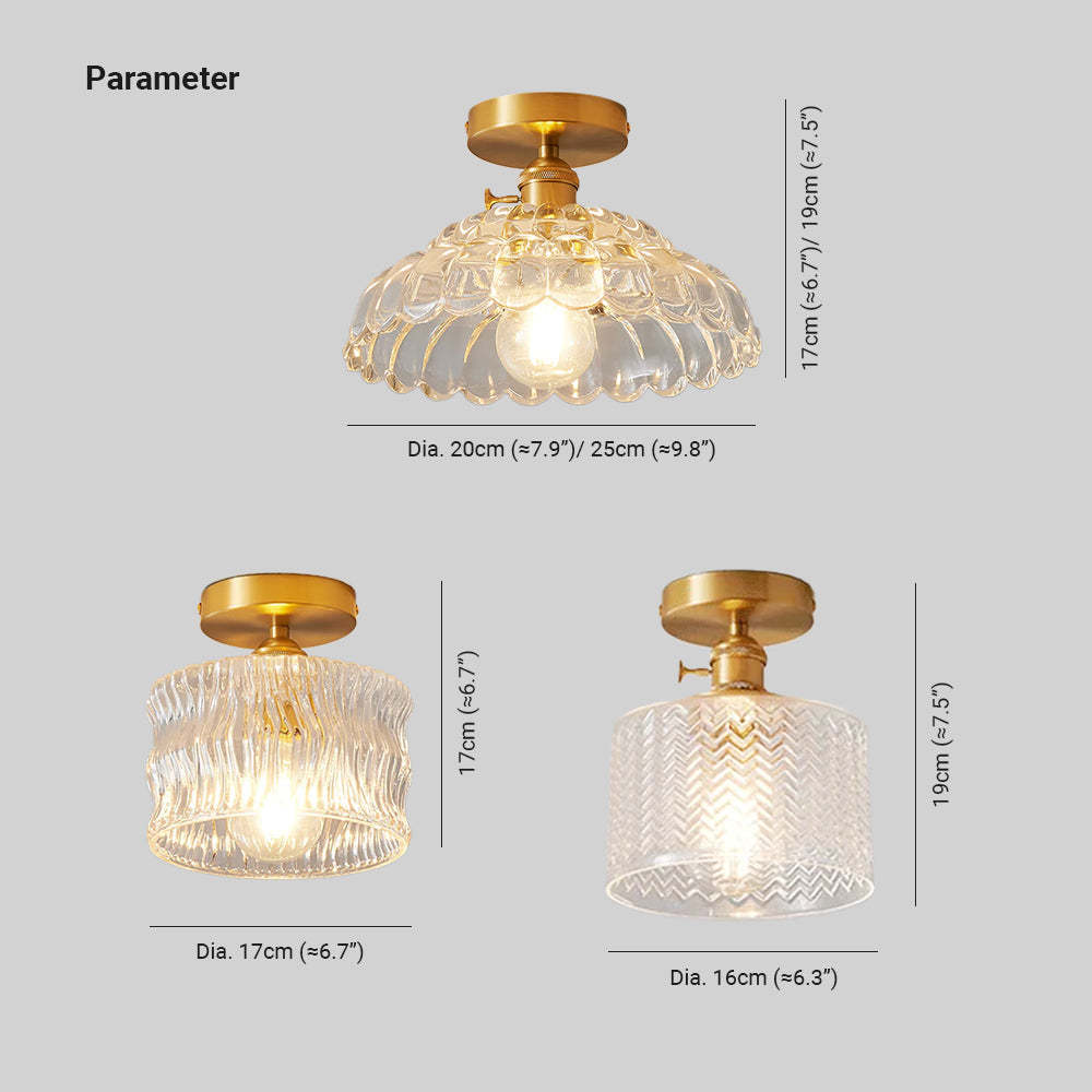 Quinn Flush Mount Ceiling Light Dimensions