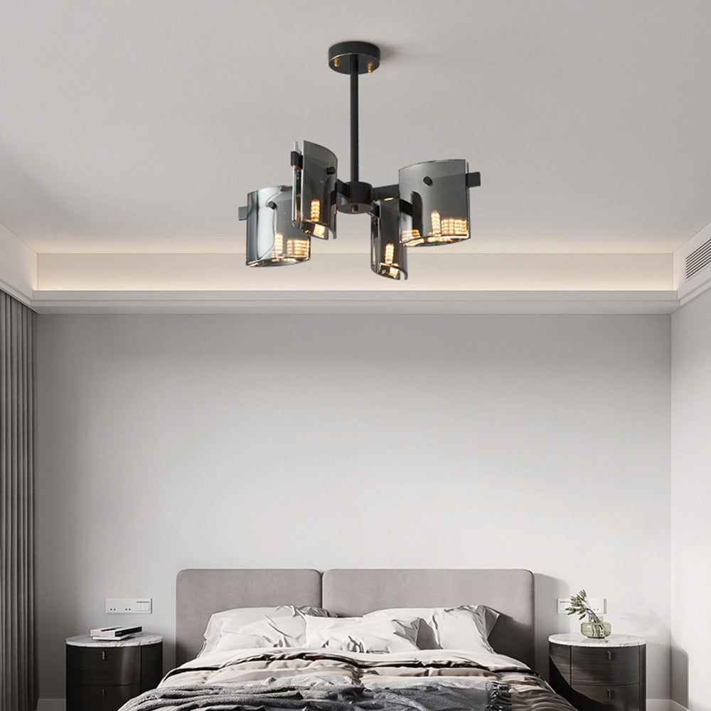Evette pendant light in a bedroom setting