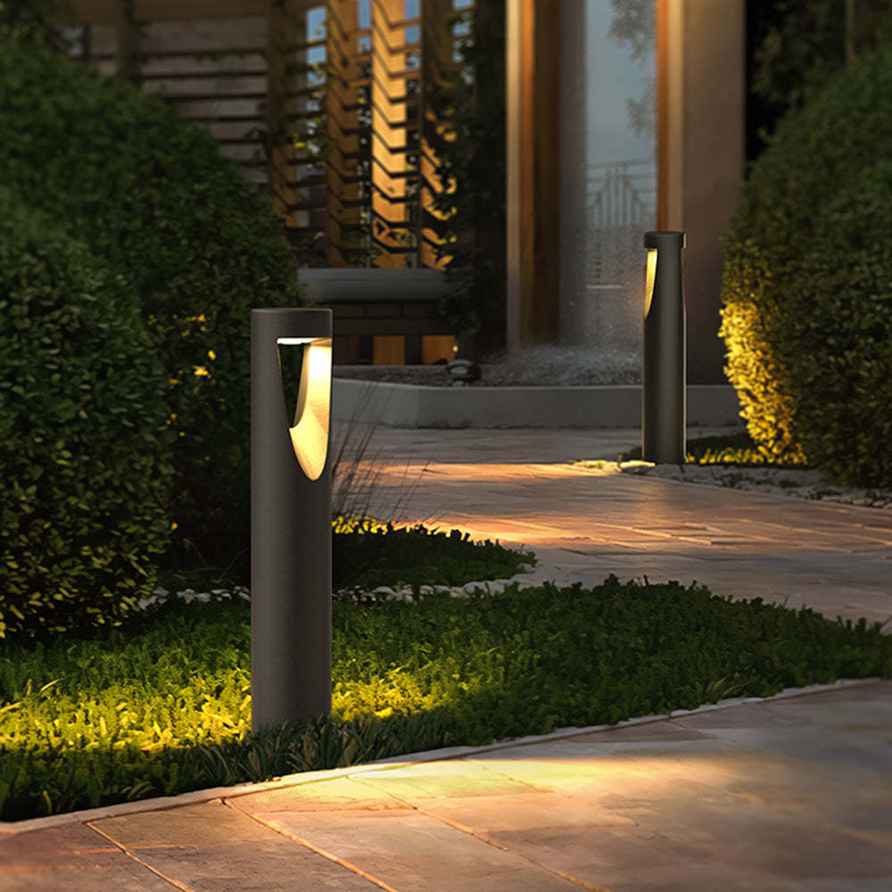 Pena Outdoor path lights illuminating a pathway