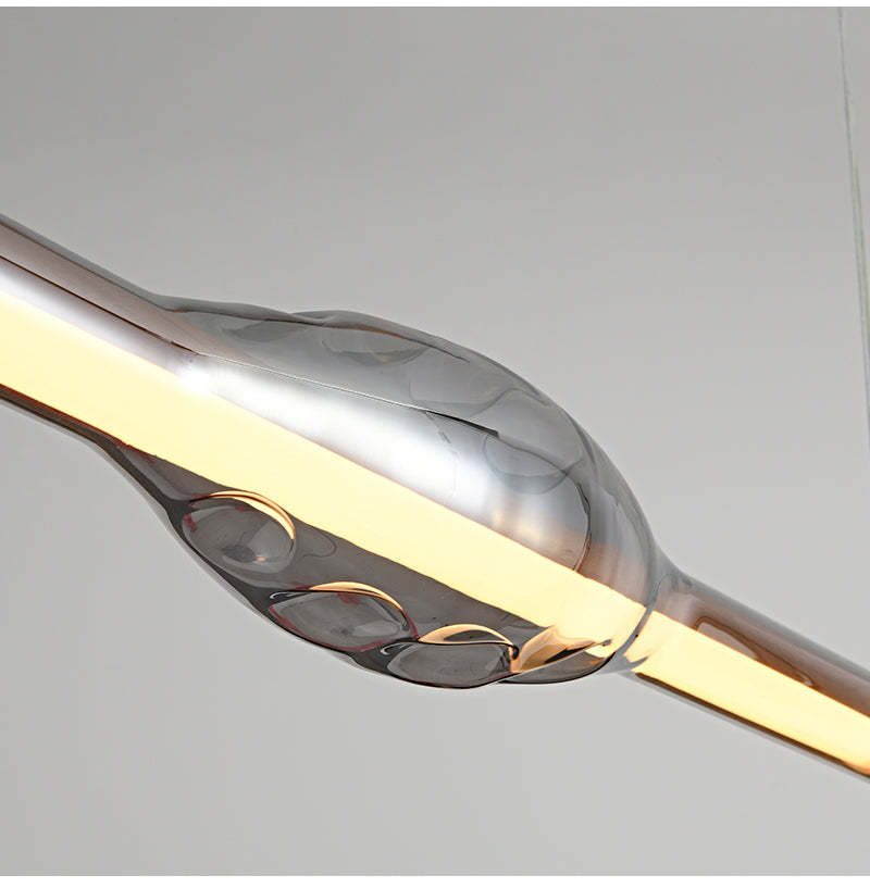 Modern Edge Pendant Light detail, tubular design