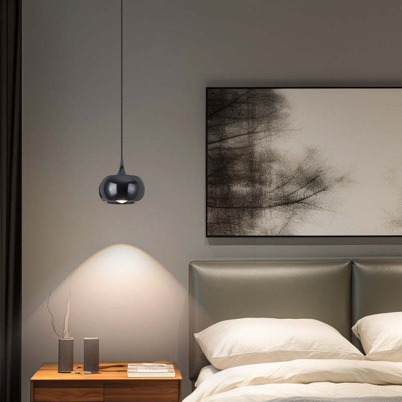 Hailie Retro Nordic Pendant Light in bedroom setting