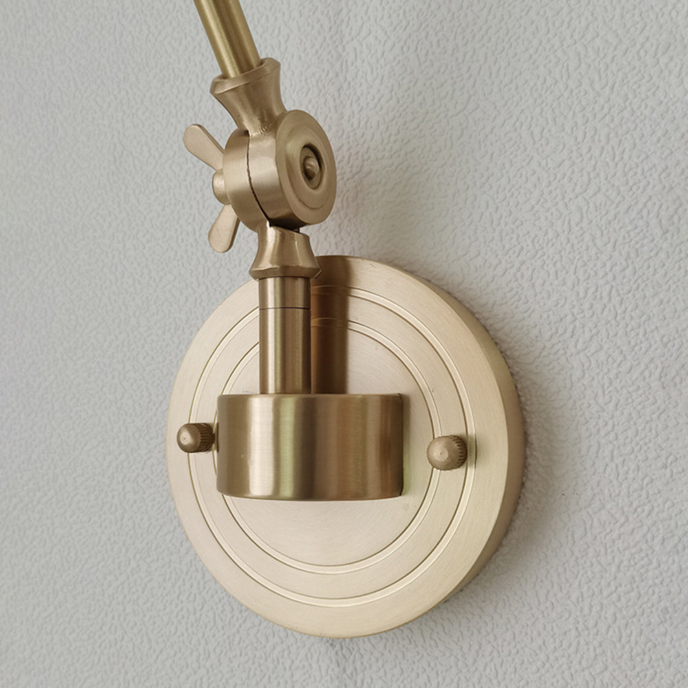 Metal Brady Wall Lamp - Las Sola Lighting Brady Vintage Foldable Metal Wall Lamp