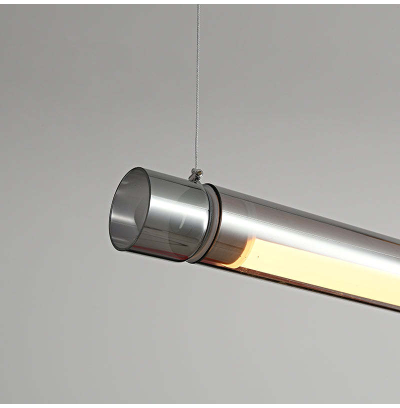 Edge Pendant Light - Tubular Metal Design