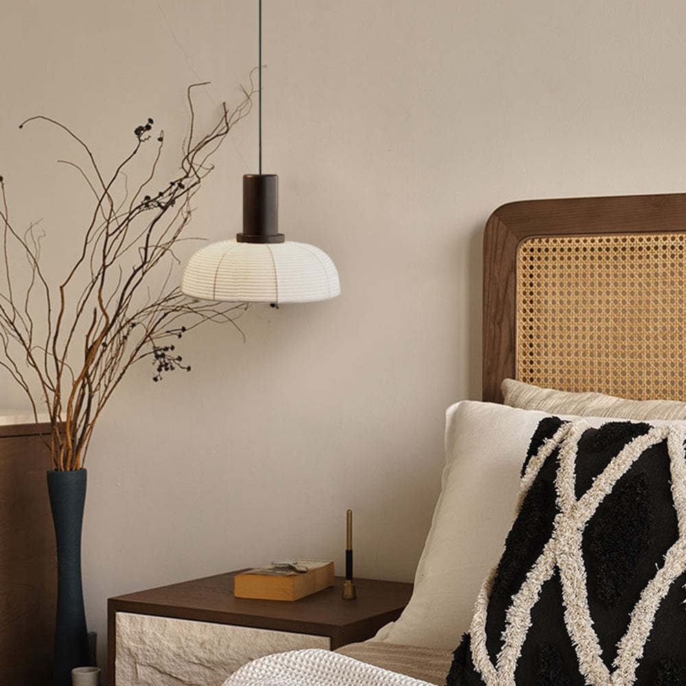 Ozawa Retro Pendant Light in Bedroom, Renée Style, interior
